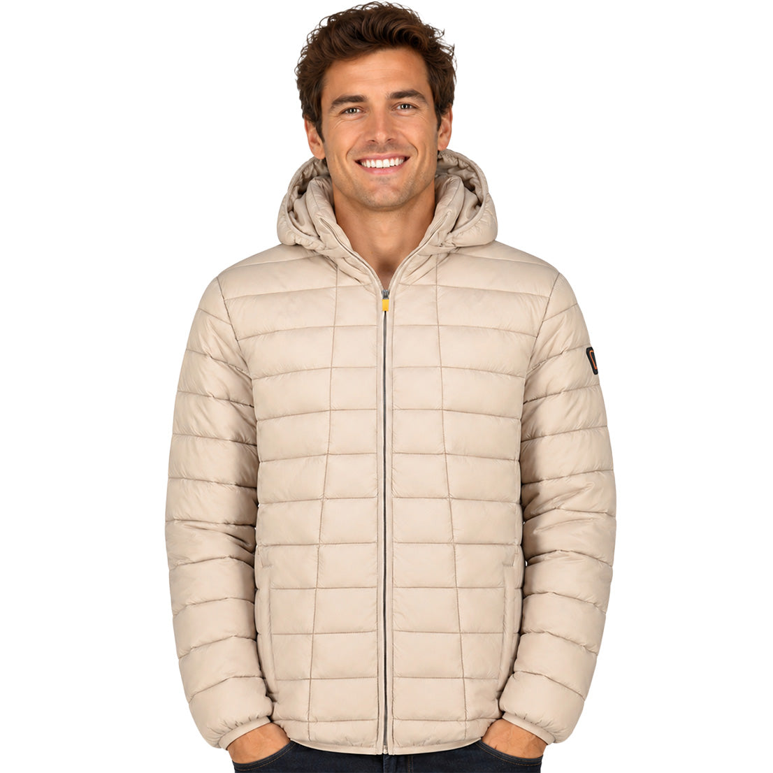 AIPTERORAL HOOD Kaporal Homme - Doudoune Beige