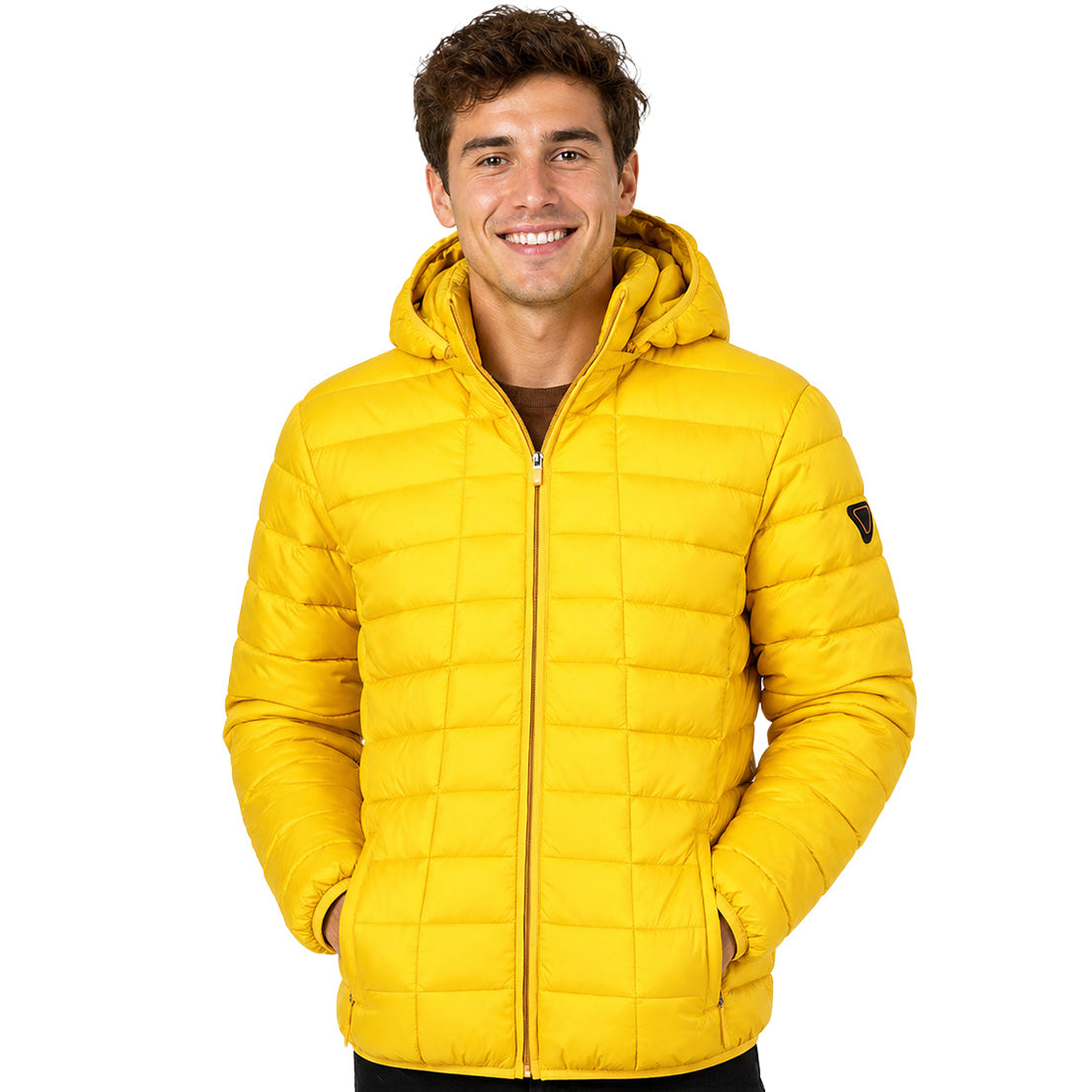 AIPTER HOOD Kaporal Homme - Doudoune Mustard a