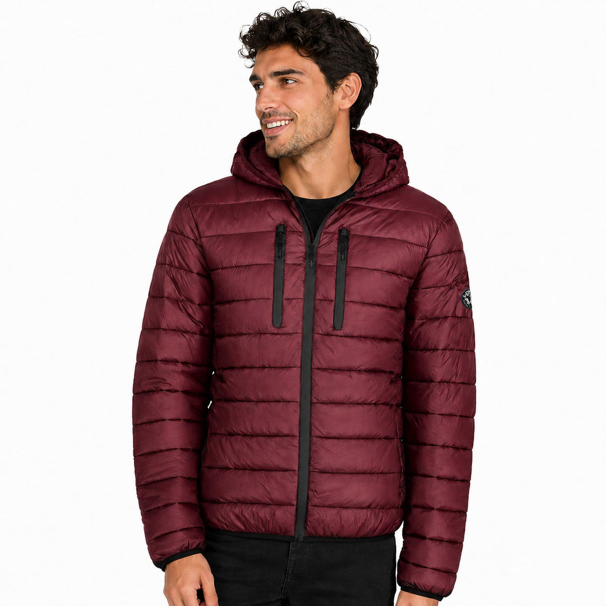 ALARICORAL HOOD Homme Bordeaux