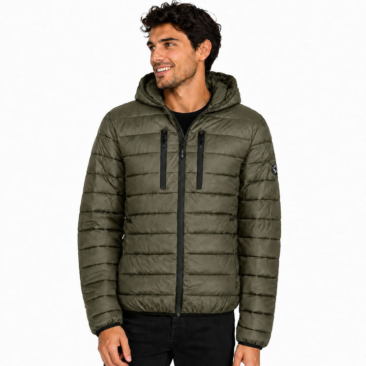 ALARICORAL HOOD Homme Kaki