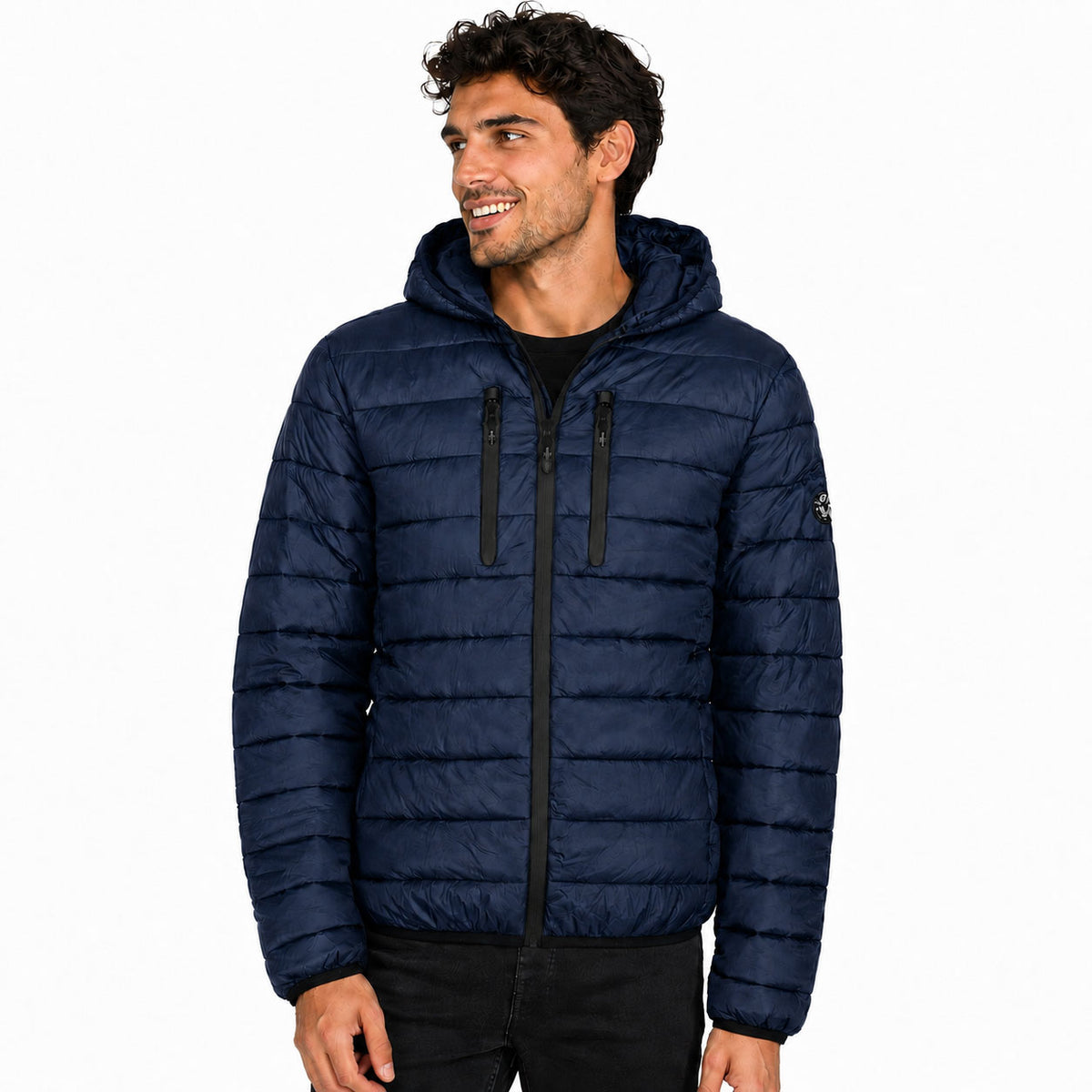 ALARICORAL HOOD Homme Marine