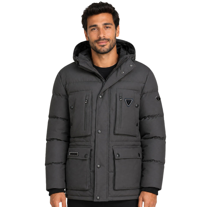 ALBERT Kaporal Homme - Parka Dark Grey a