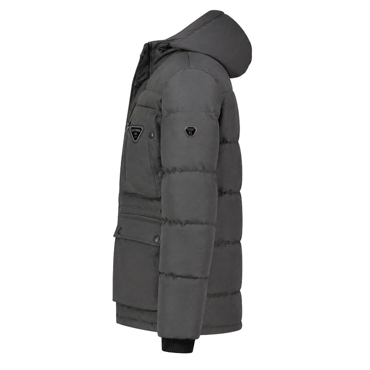 ALBERT Kaporal Homme - Parka Dark Grey f