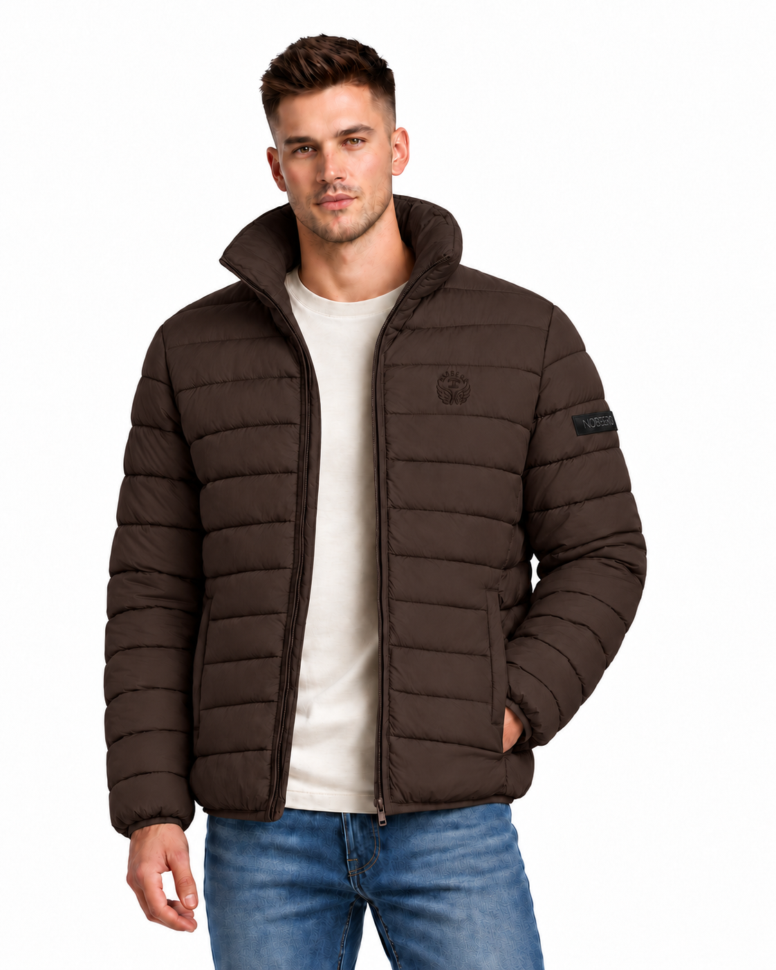 AMIGOLORAL BASIC Homme Marron Fonce