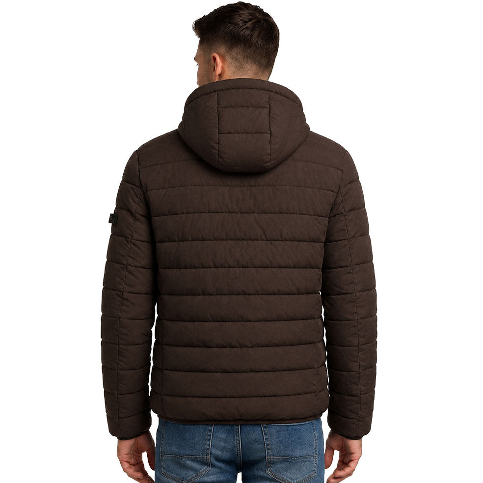 AMIGOLORAL HOOD Homme Marron Fonce