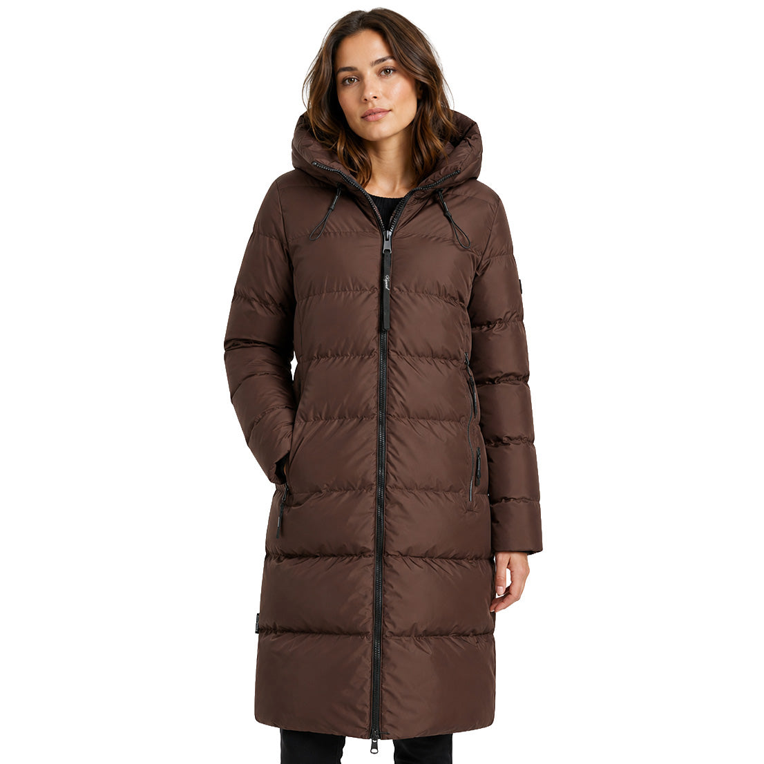 APRIL Kaporal Femme - Parka Dark brown a