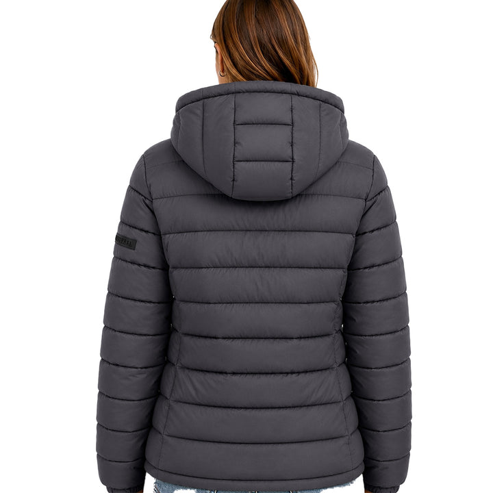 ATIKOLORAL HOOD Femme Gris Fonce