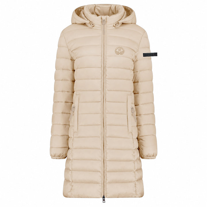 ATIKOLORAL HOOD LONG Femme Beige