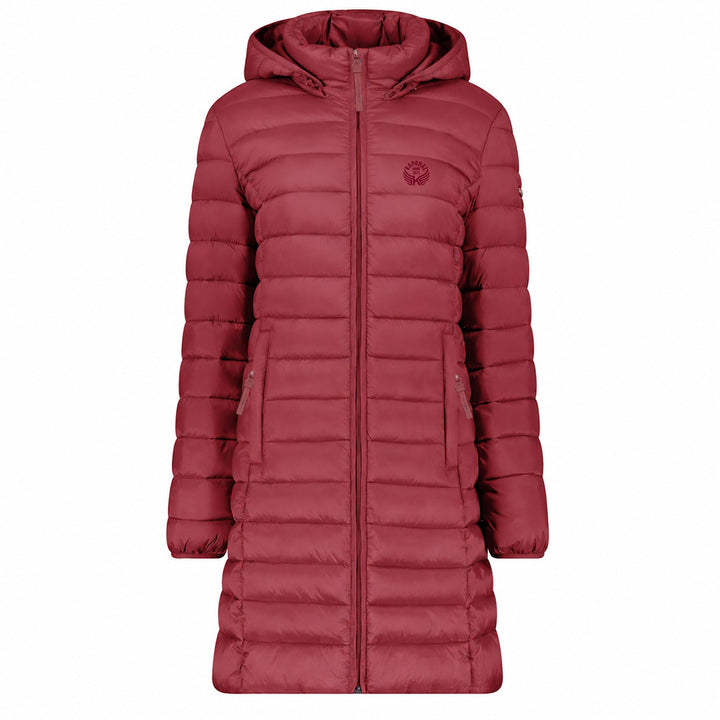ATIKOLORAL HOOD LONG Femme Bordeaux