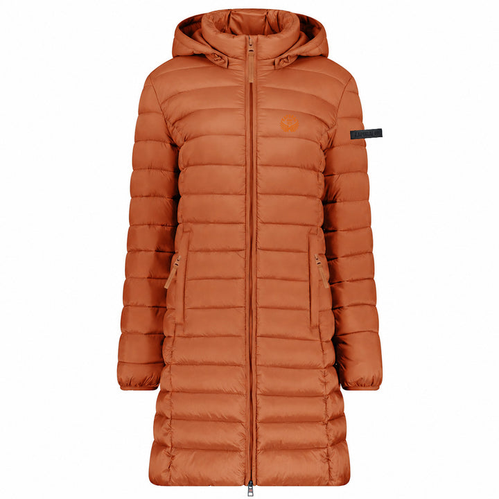 ATIKOLORAL HOOD LONG Femme Camel