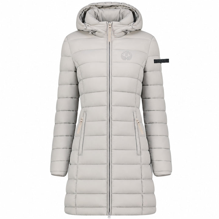 ATIKOLORAL HOOD LONG Femme Gris Clair