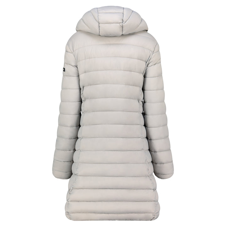 ATIKOLORAL HOOD LONG Femme Gris Clair