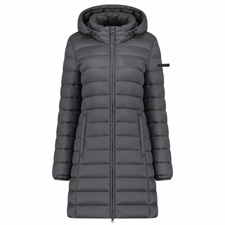 ATIKOLORAL HOOD LONG Femme Gris Fonce