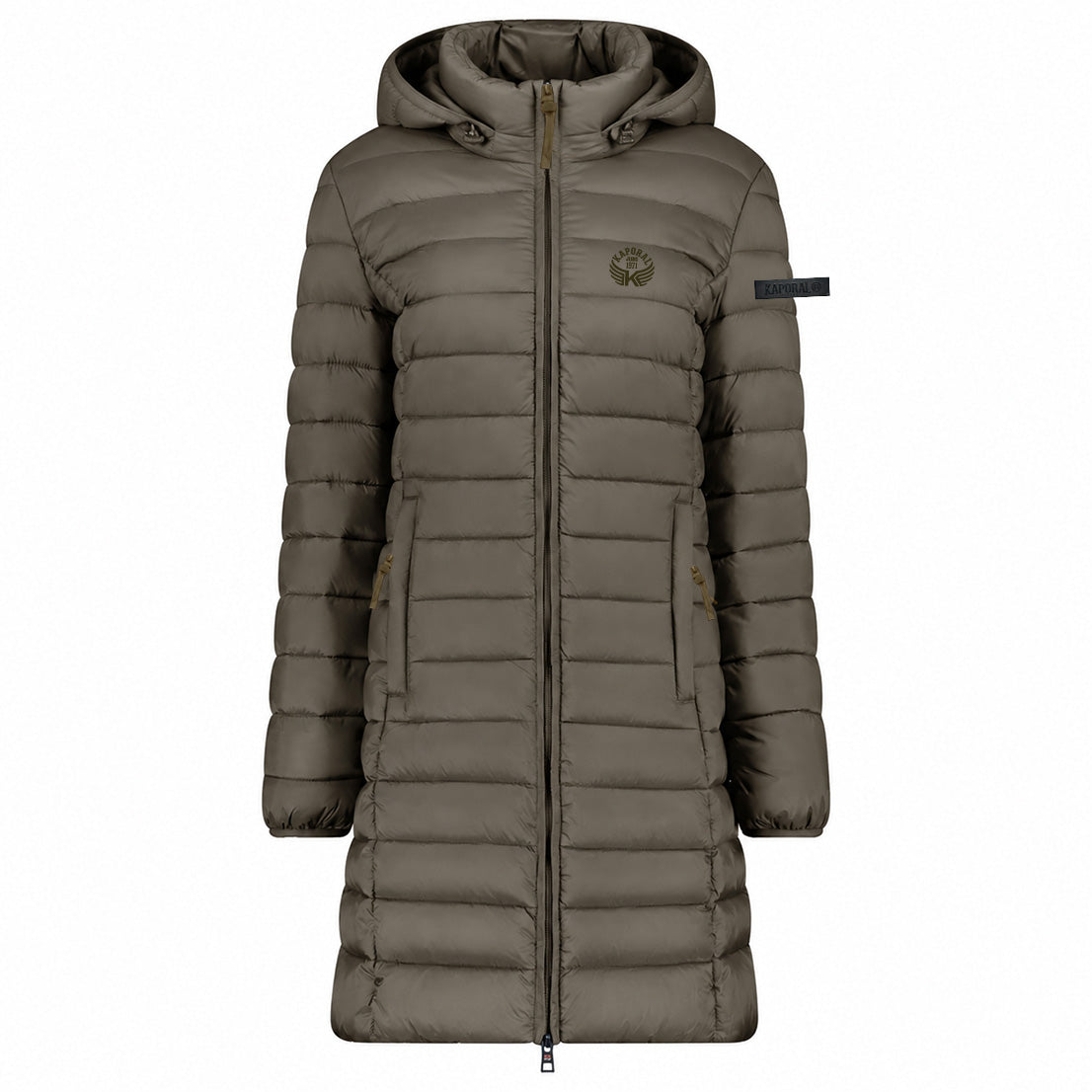 ATIKOLORAL HOOD LONG Femme Kaki