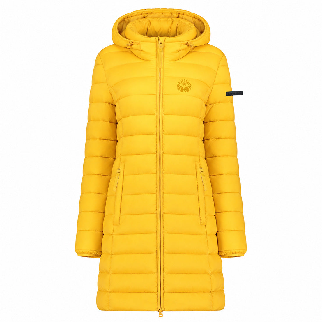 ATIKOLORAL HOOD LONG Femme Moutarde