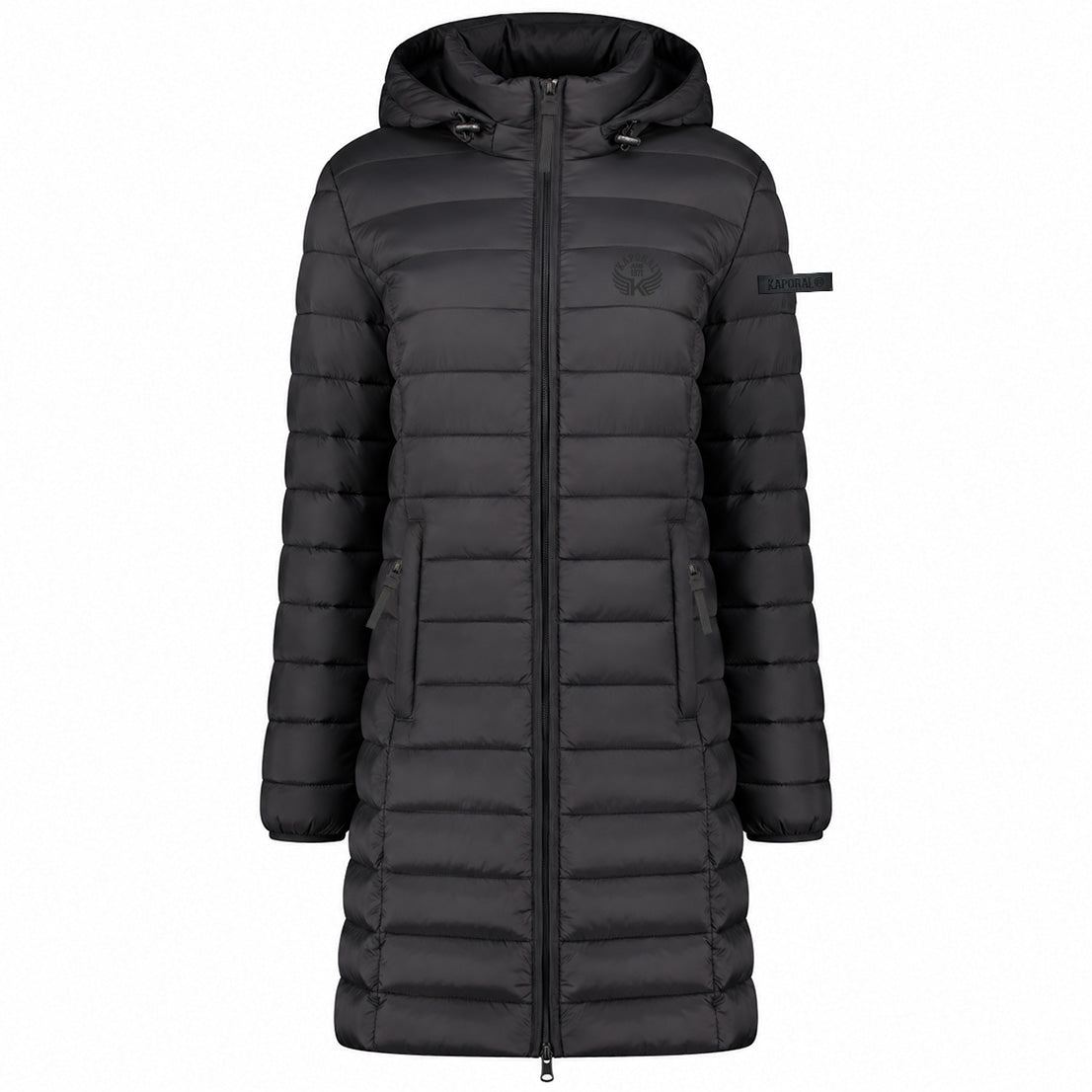 ATIKOLORAL HOOD LONG Femme Noir