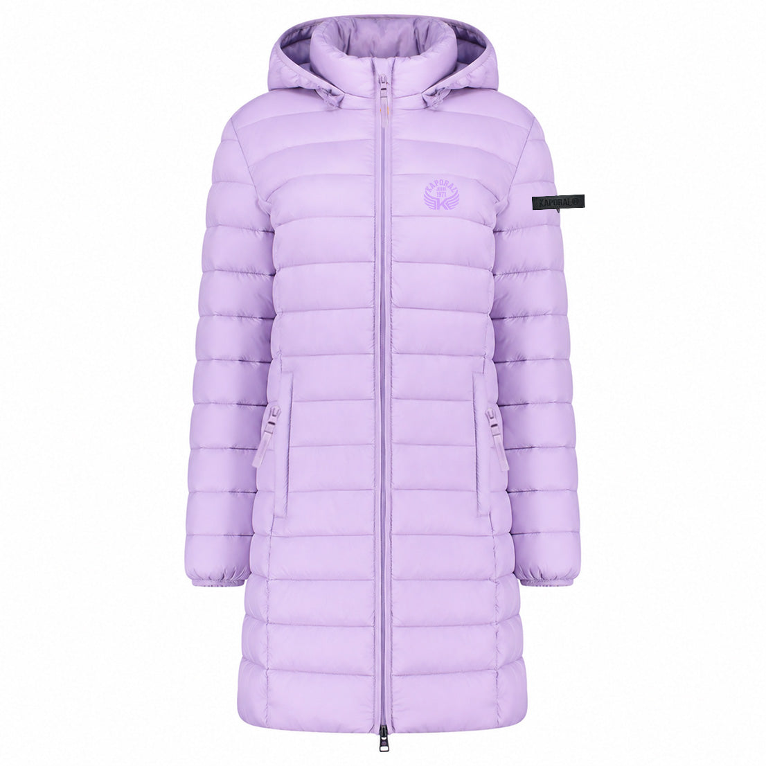ATIKOLORAL HOOD LONG Femme Parme