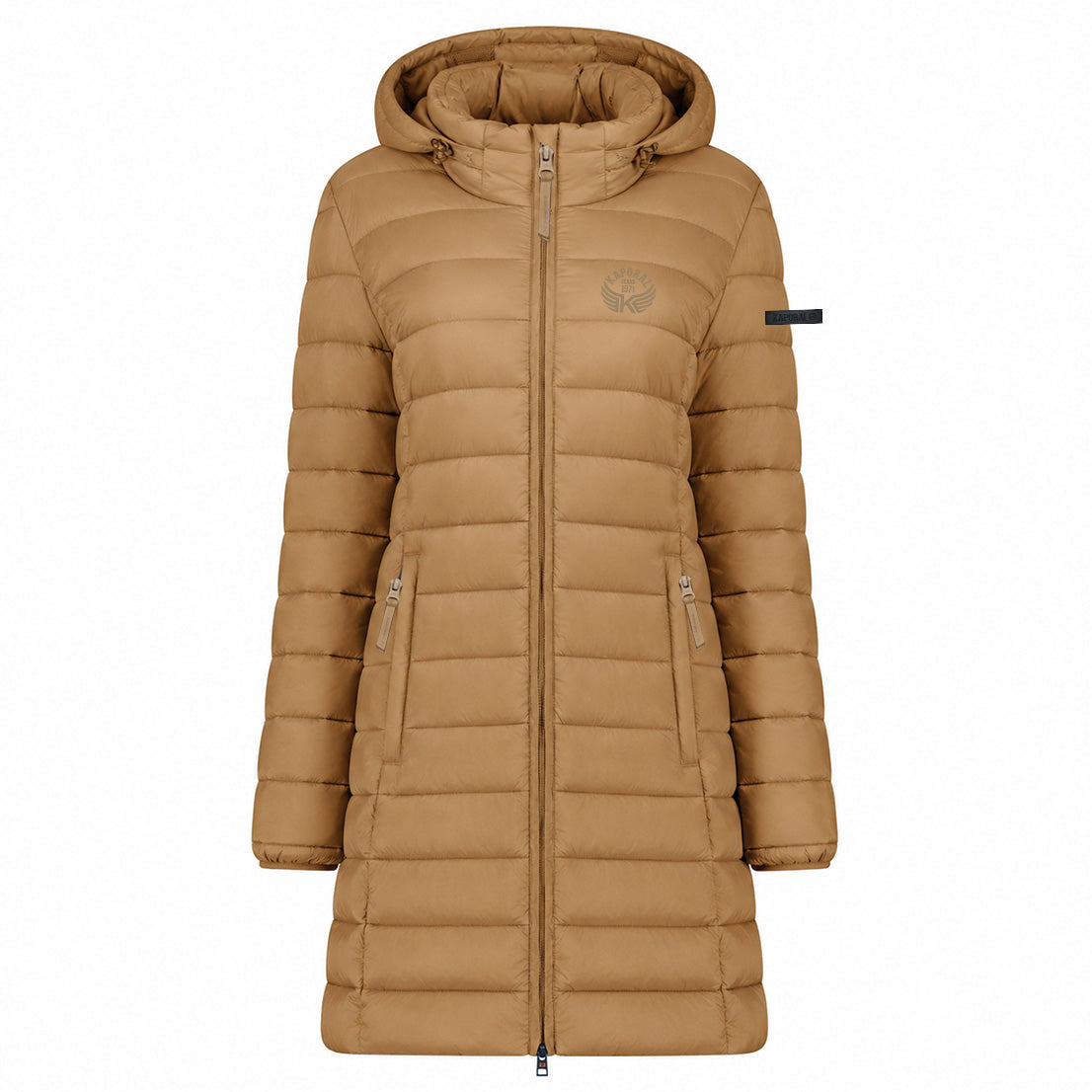 ATIKOLORAL HOOD LONG Femme Taupe