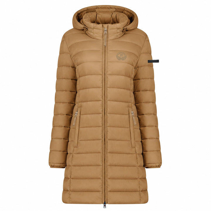 ATIKOLORAL HOOD LONG Femme Taupe