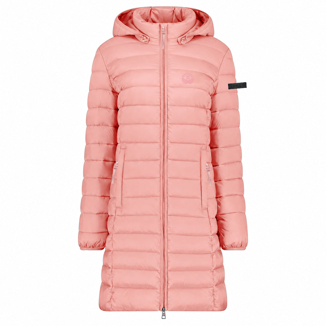 ATIKOLORAL HOOD LONG Femme Vieux Rose