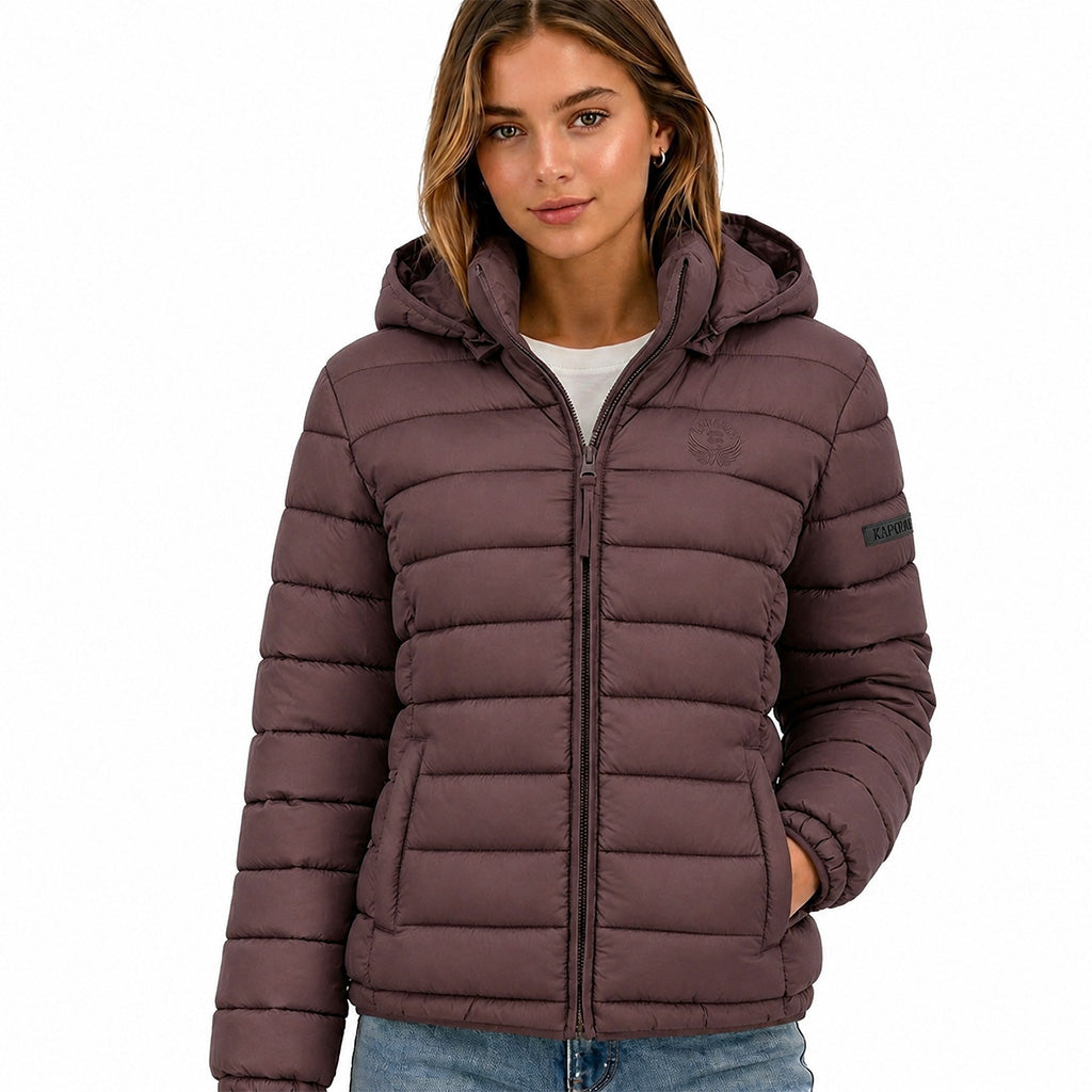 ATIKOLORAL HOOD Femme Marron Fonce