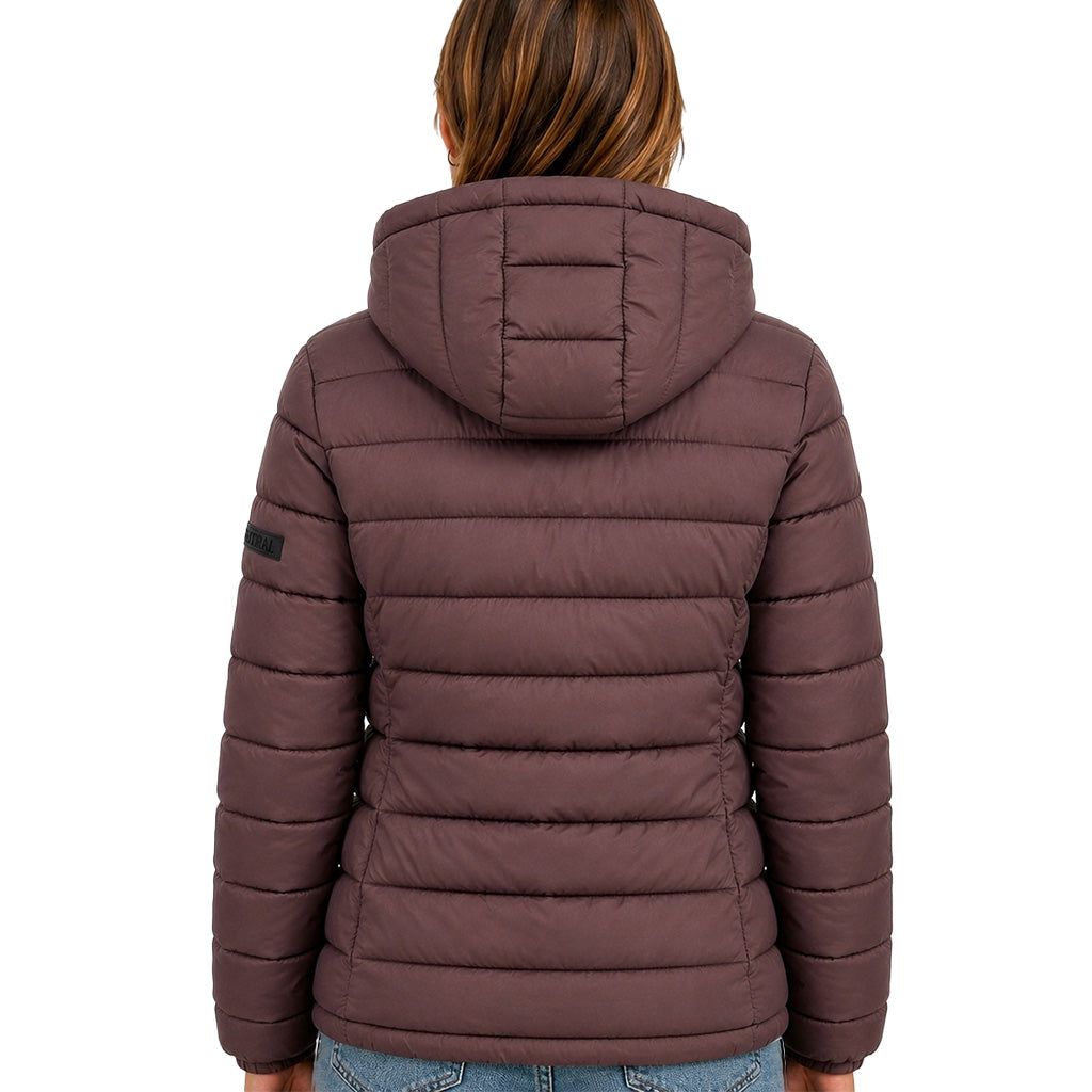 ATIKOLORAL HOOD Femme Marron Fonce