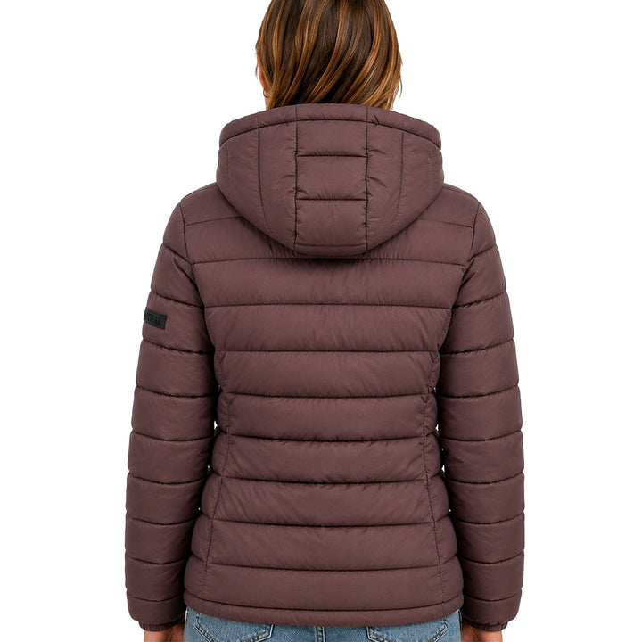 ATIKOLORAL HOOD Femme Marron Fonce