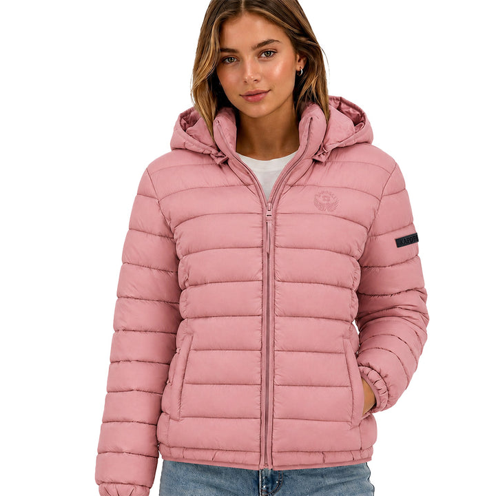 ATIKOLORAL HOOD Femme Vieux Rose