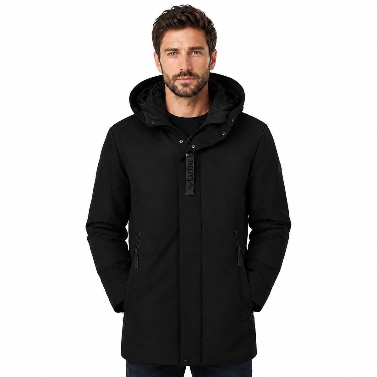 BAGAGEORAL Kaporal Homme - Parka Noir