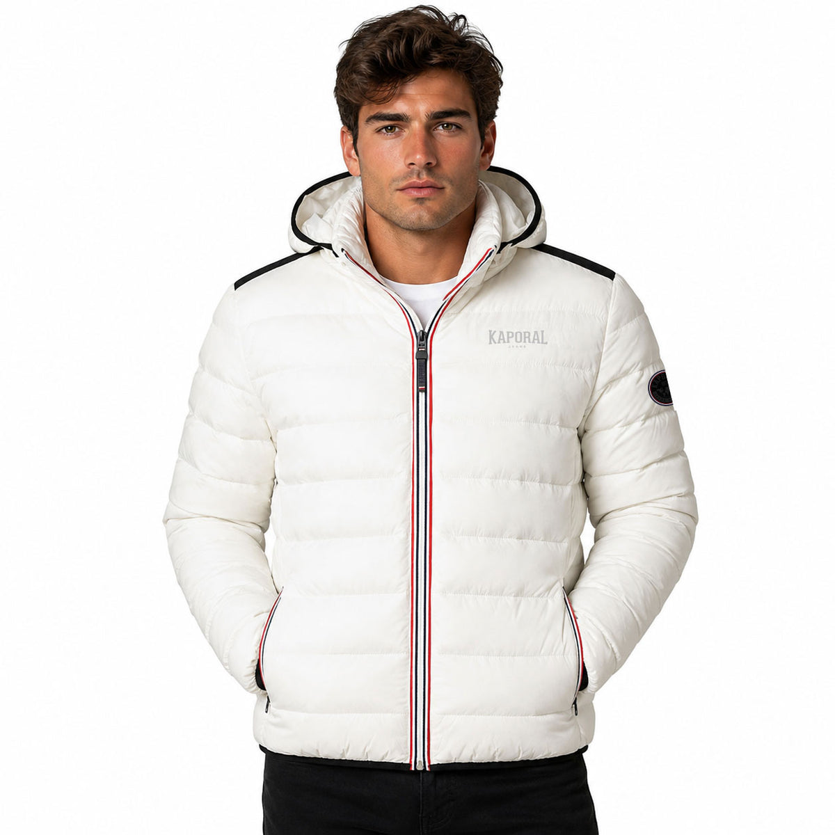 BIKASHORAL Kaporal Homme - Doudoune Blanc