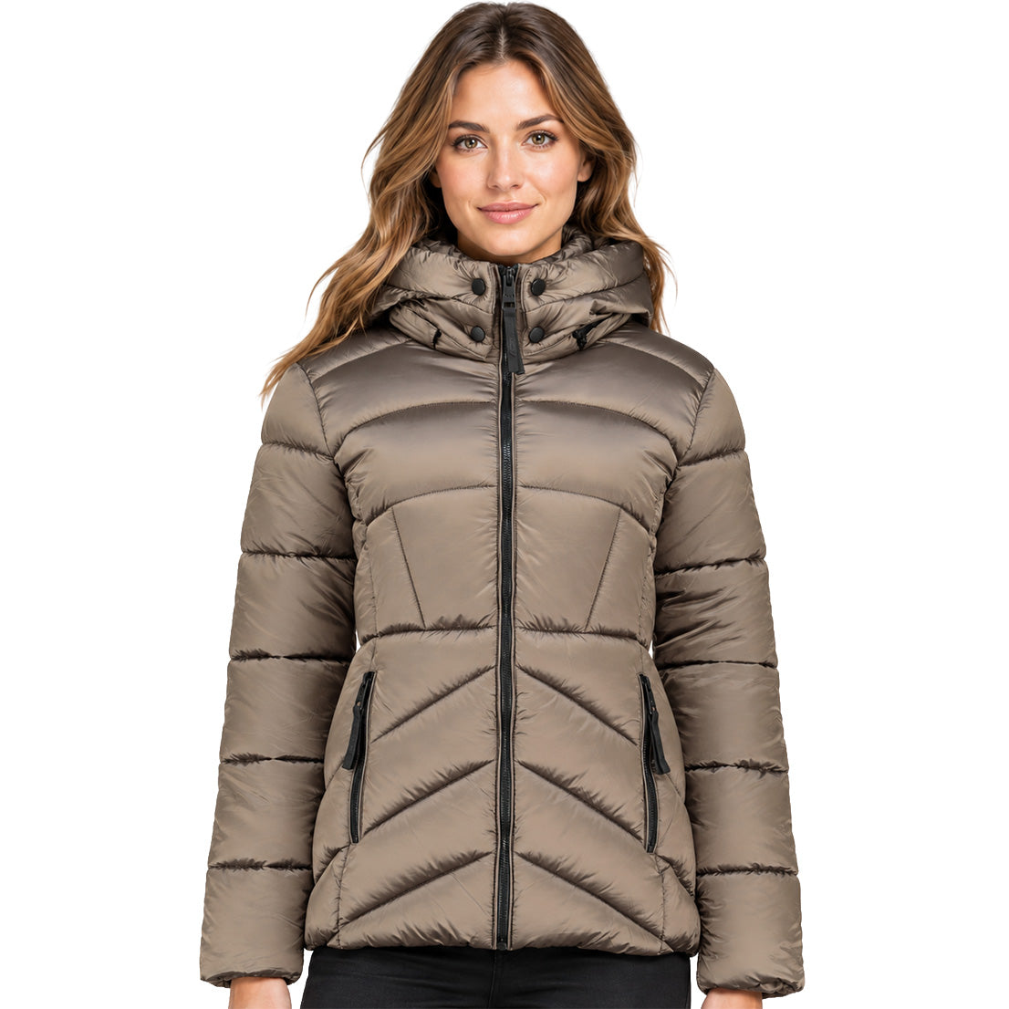 BLANCHEORAL SHORT Femme Taupe