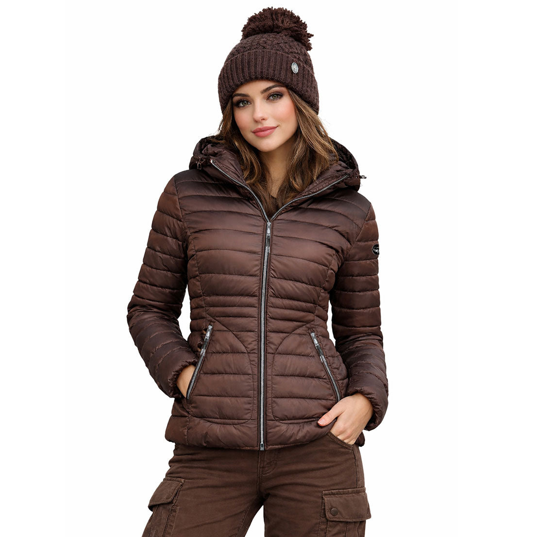 BREEZIORAL Femme Marron Fonce