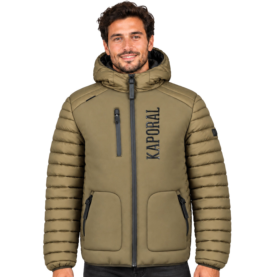 BRIWOODORAL Homme Kaki