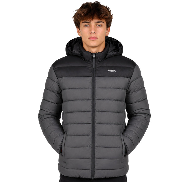 AMIGOCLERC HOOD Kaporal Homme - Doudoune Dark Grey a