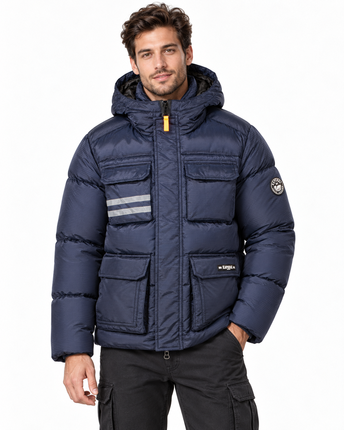 DOLBARYORAL Kaporal Homme - Parka Marine