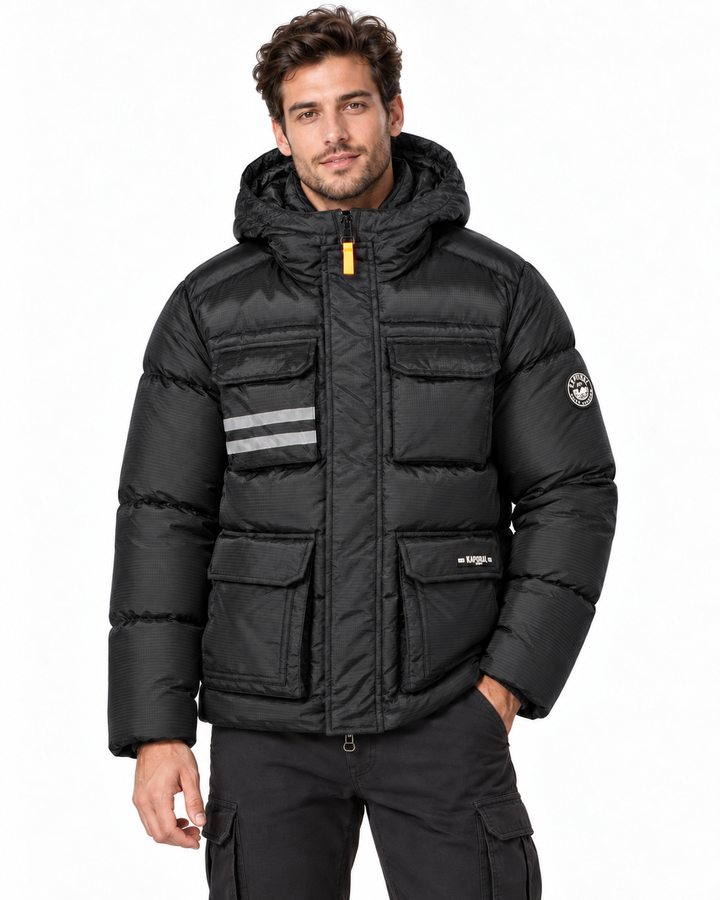 DOLBARYORAL Kaporal Homme - Parka Noir
