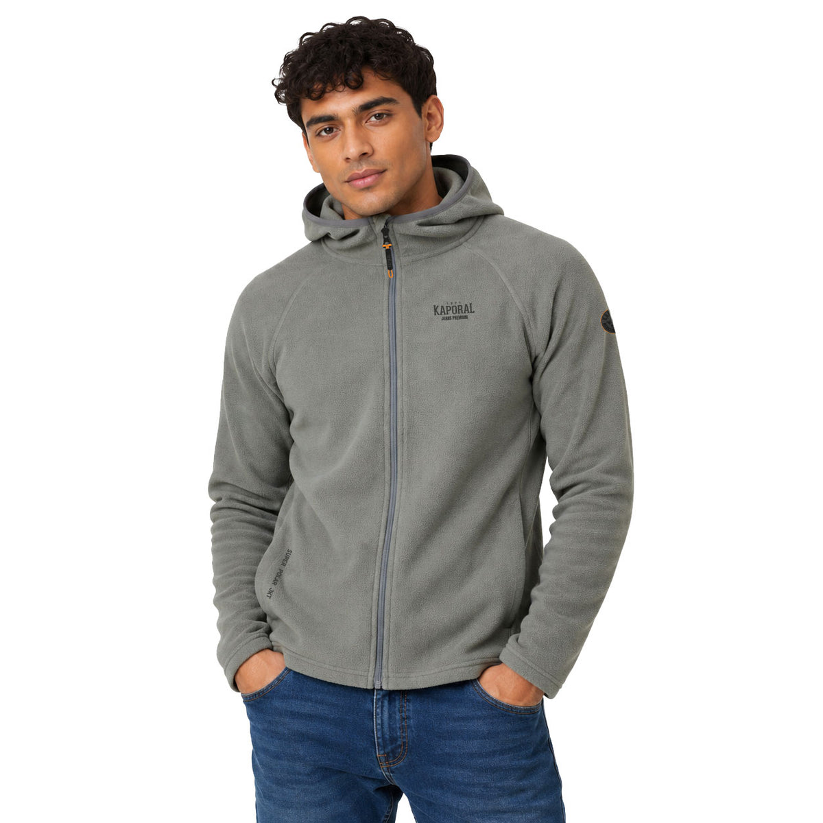 TUGIMORAL HOOD FZ Homme Gris Fonce