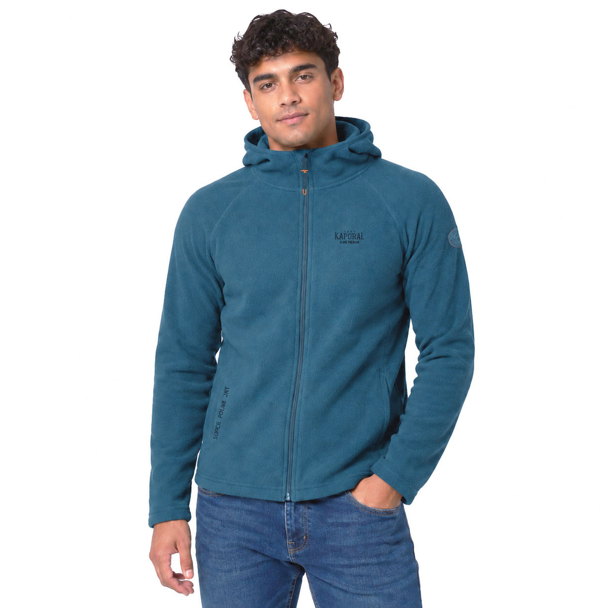 TUGIMORAL HOOD FZ Homme Petrole