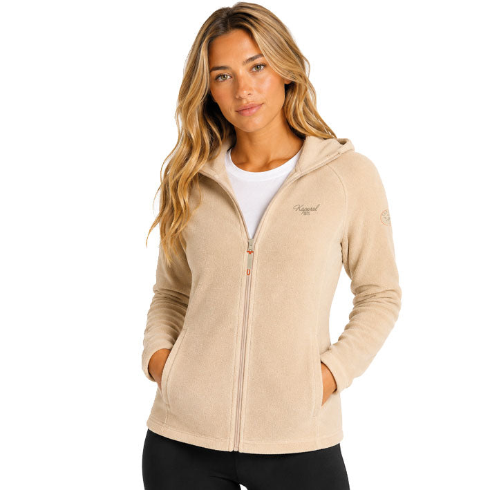 TUGOODORAL HOOD FZ Femme Beige