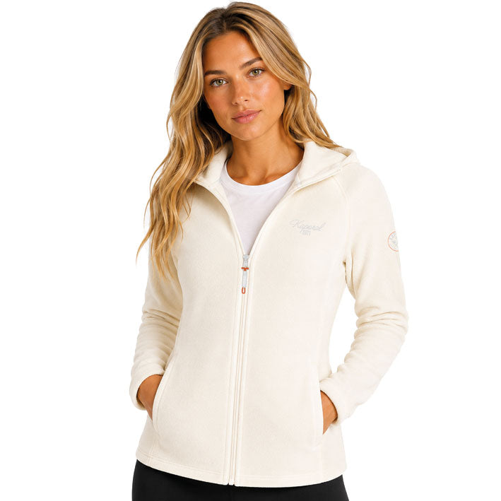 TUGOODORAL HOOD FZ Femme Blanc Casse
