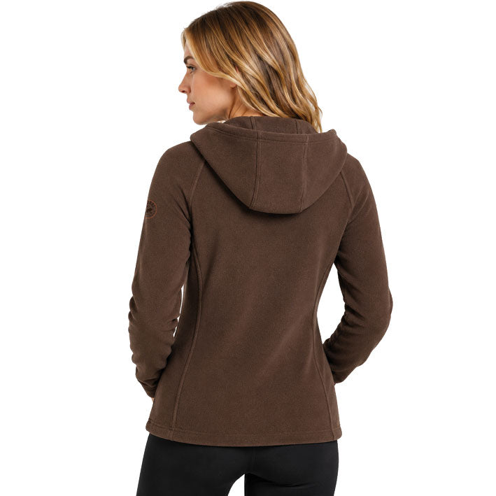 TUGOODORAL HOOD FZ Femme Marron
