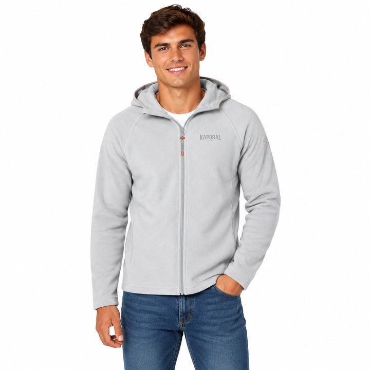 TUGOODORAL HOOD FZ Homme Gris Clair