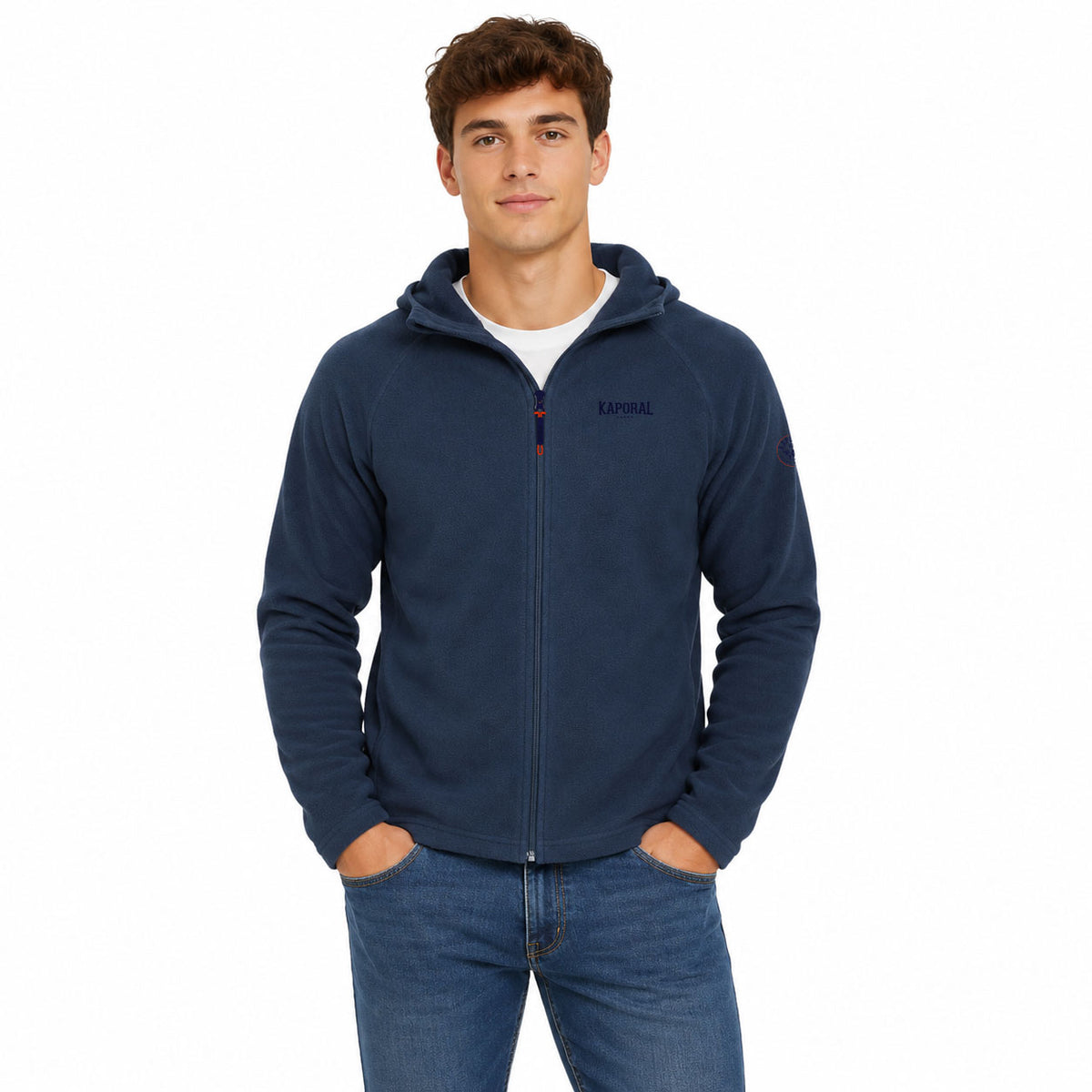 TUGOODORAL HOOD FZ Homme Marine