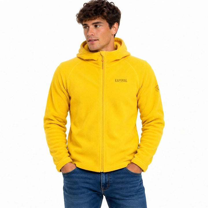 TUGOODORAL HOOD FZ Homme Moutarde