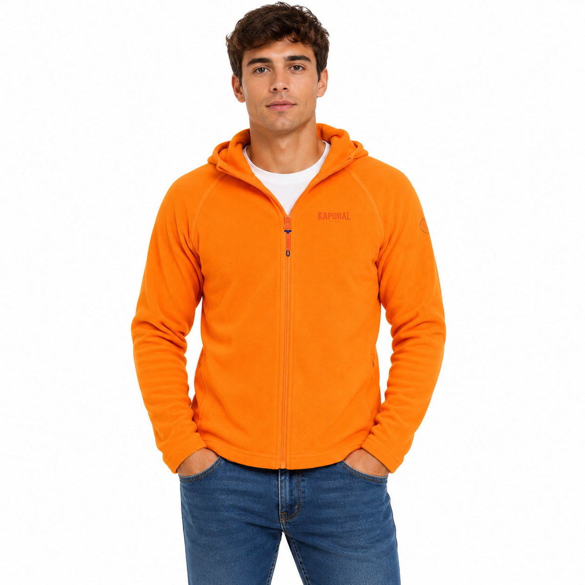 TUGOODORAL HOOD FZ Homme Orange