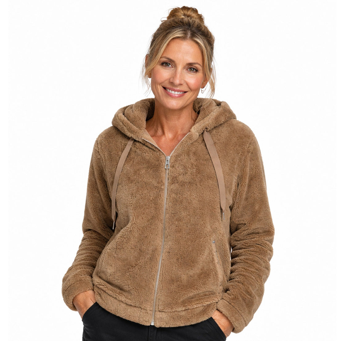 UROSE Kaporal Femme - Polaire Taupe a