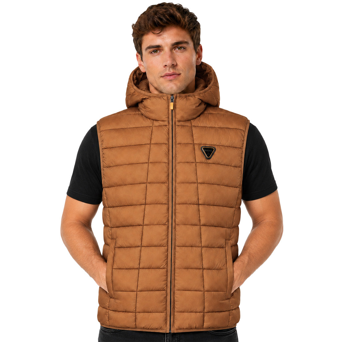 VAIPTER HOOD Kaporal Homme - Veste sans manches Camel a