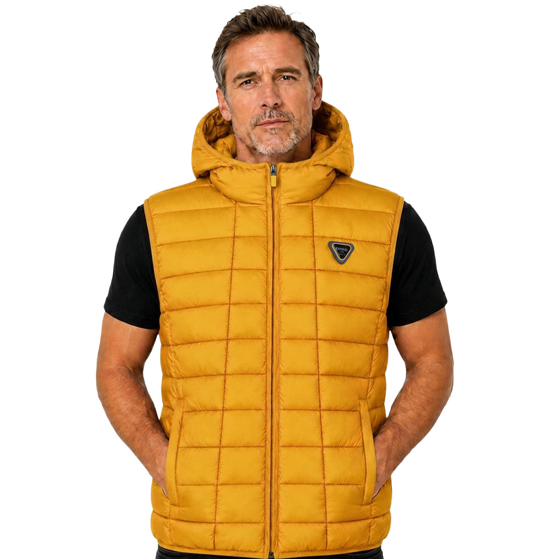 VAIPTER HOOD Kaporal Homme - Veste sans manches Mustard a