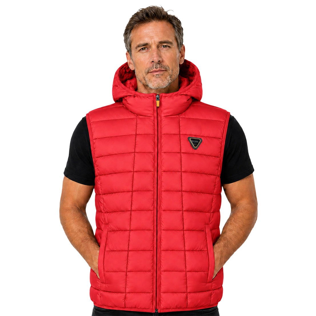 VAIPTER HOOD Kaporal Homme - Veste sans manches Red a
