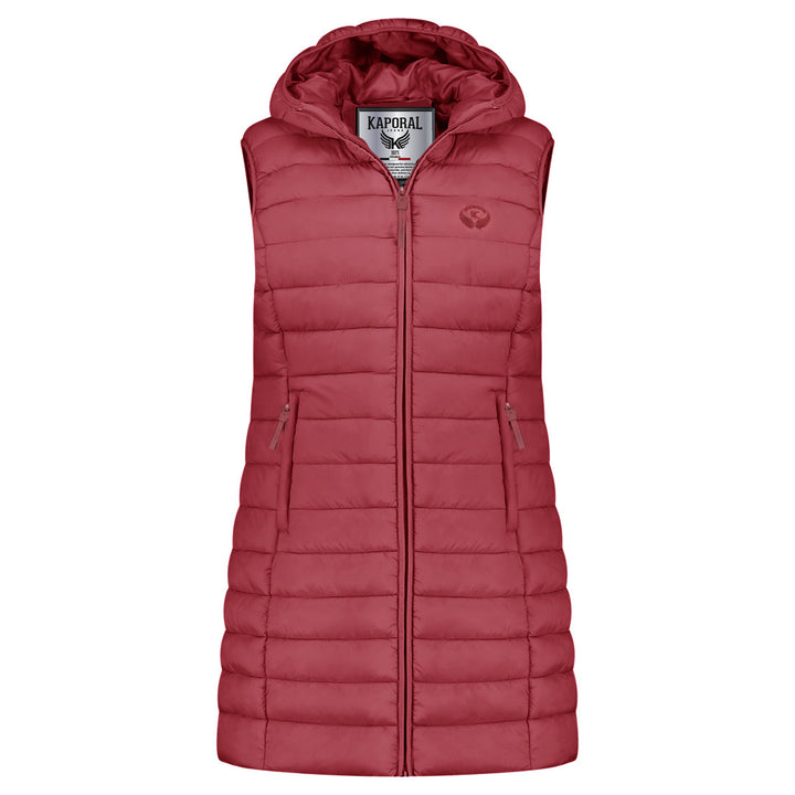 VATIKOLORAL HOOD LONG Femme Bordeaux